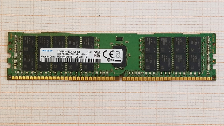 195-092-001 DDR4 RDIMM ECC REG SAMSUNG M393A4K40BB1-CRC0Q #1