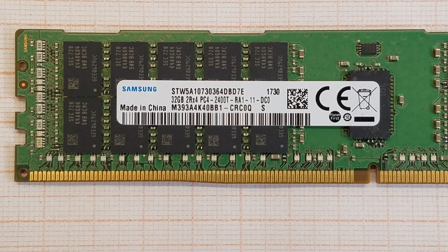 195-092-001 DDR4 RDIMM ECC REG SAMSUNG M393A4K40BB1-CRC0Q #2