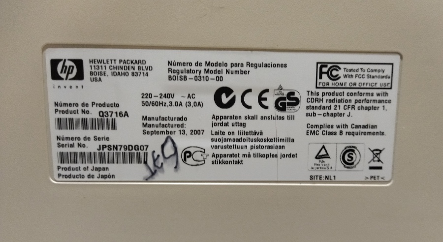 199-044-001 МФУ HP Color LaserJet 5550dtn #18