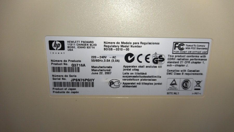 199-044-002 МФУ HP Color LaserJet 5550dtn #18