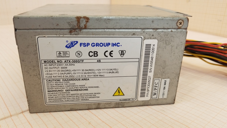 111-044-001 БП ATX v2.0 FSP ATX-300GTF #5