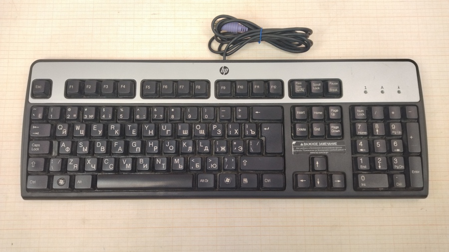 199-051-001 Клавиатура проводная HP KB-0316 #1
