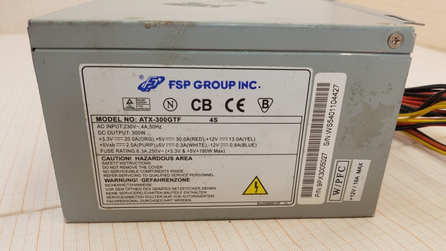 054-048-001 БП ATX v2.0 FSP ATX-300GTF #3