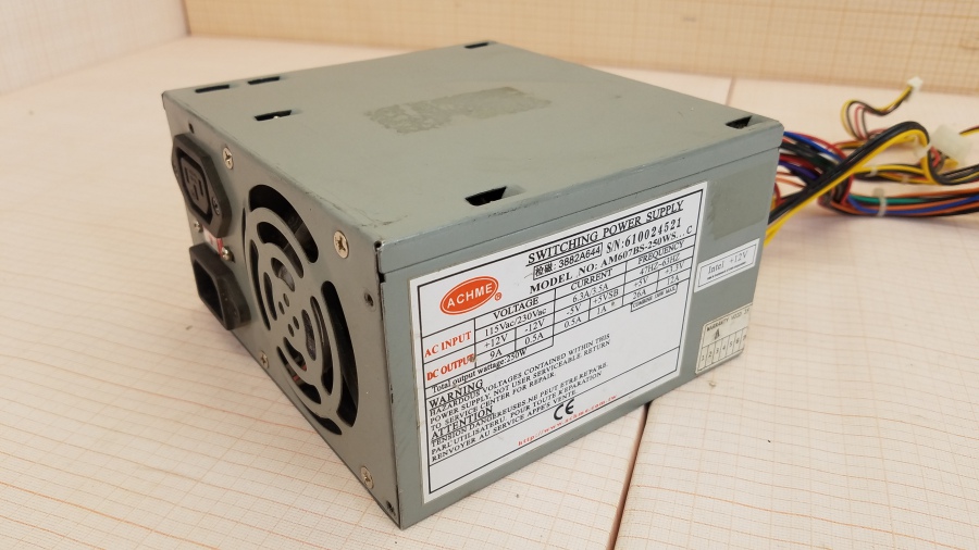 054-050-001 БП ATX v1.X ACHME AM607BS-250WS #1