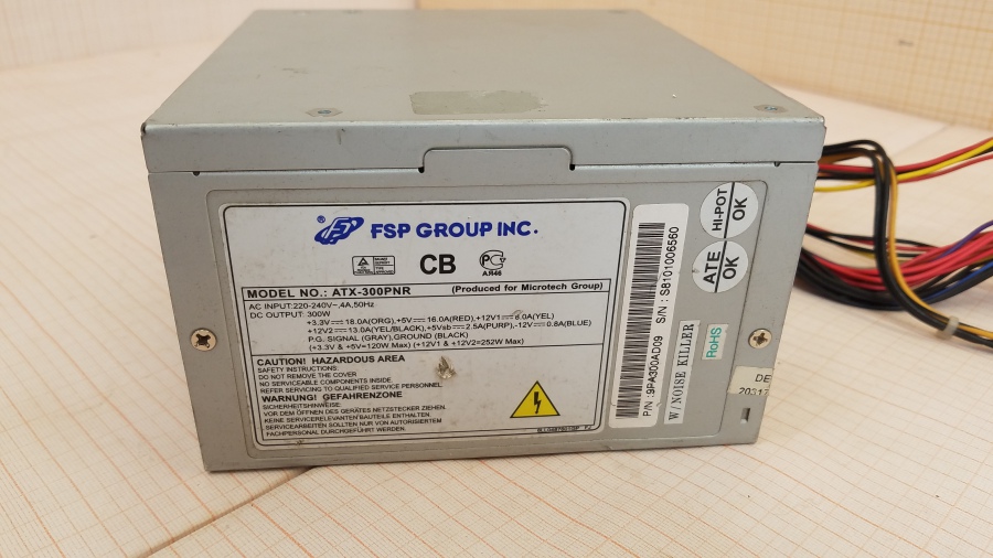 111-051-001 БП ATX v2.0 FSP ATX-300PNR #2