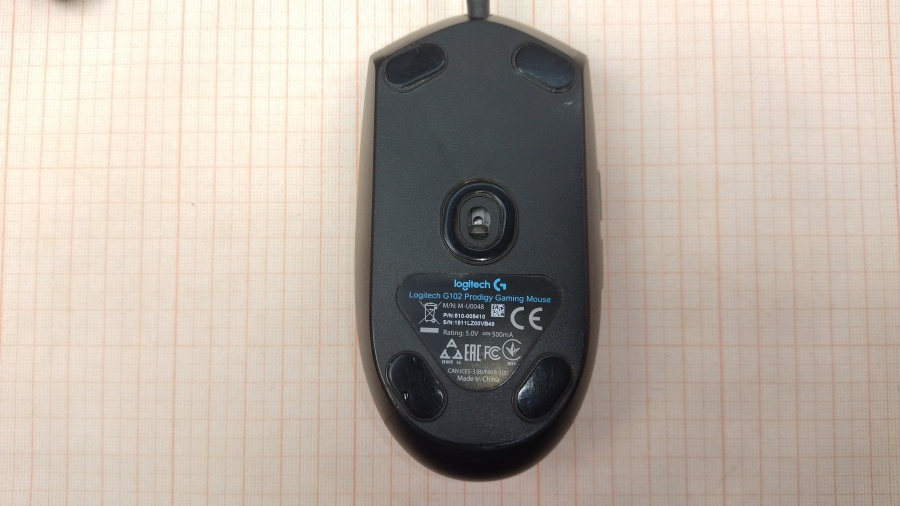 001-034-001 Мышь проводная Logitech G102 Prodigy 8000 DPI #4