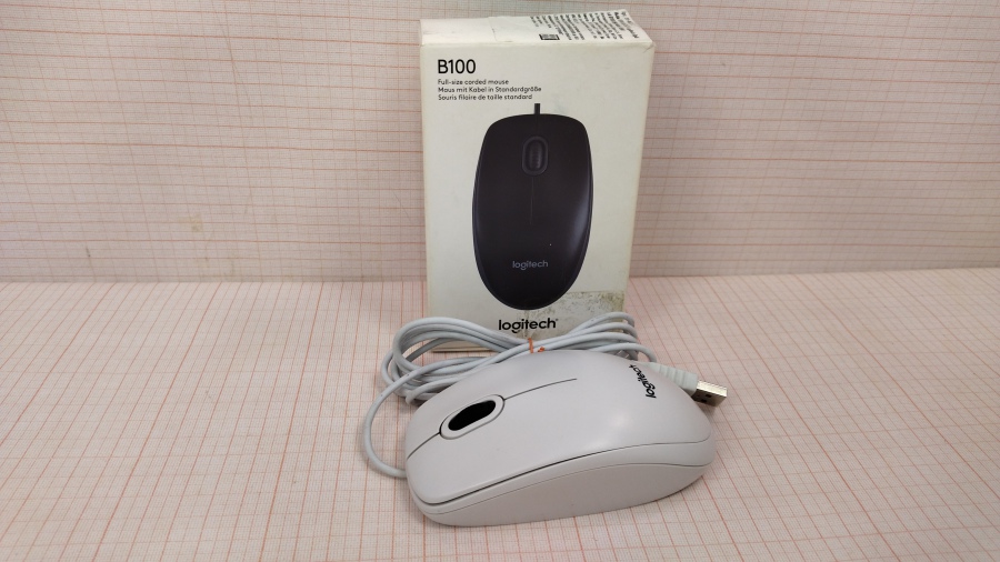001-037-001 Мышь проводная Logitech B100 #2