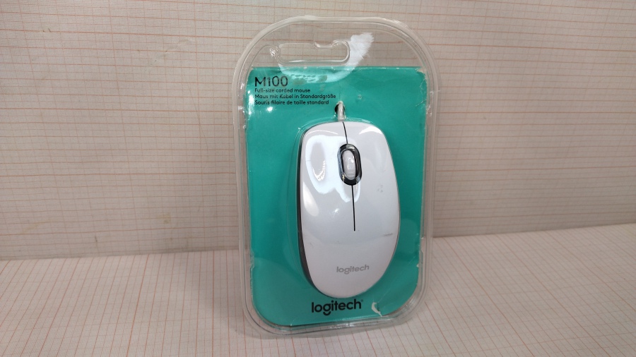 001-039-001 Мышь проводная Logitech M100 #7