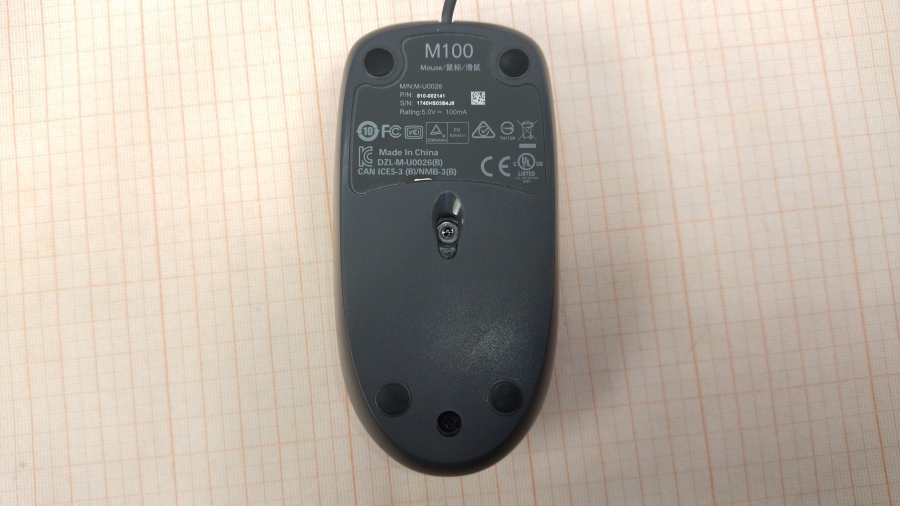 001-039-002 Мышь проводная Logitech M100 #3