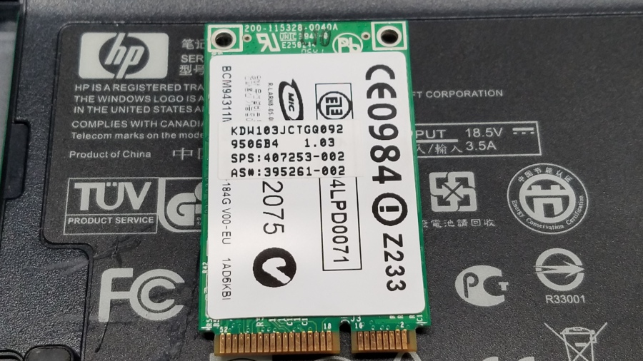 165-315-001 Ноутбук HP COMPAQ nx6310 #17