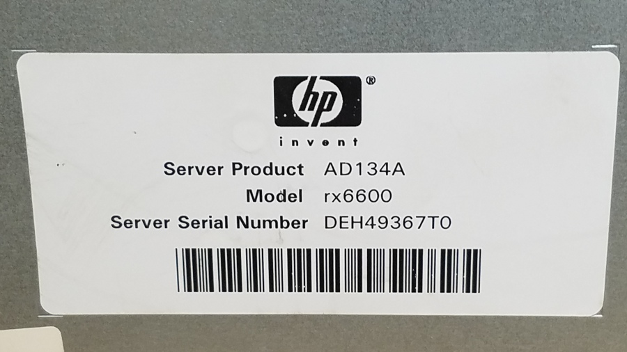 107-004-001 Сервер HP Integrity rx6600 #3
