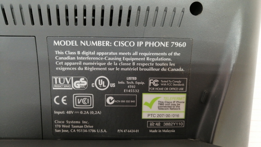 194-005-002 Телефон VoIP CISCO CP-7960 #9