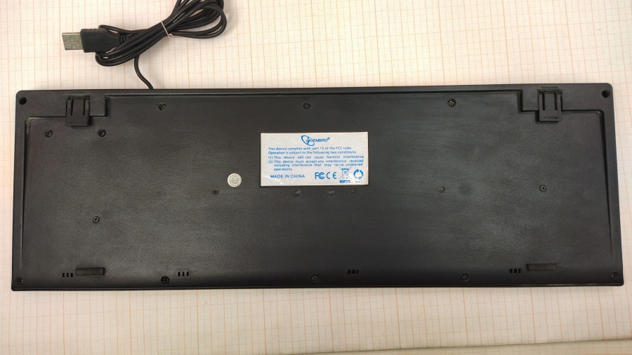 088-618-001 Клавиатура проводная GEMBIRD KB-8300U-BL-R #4