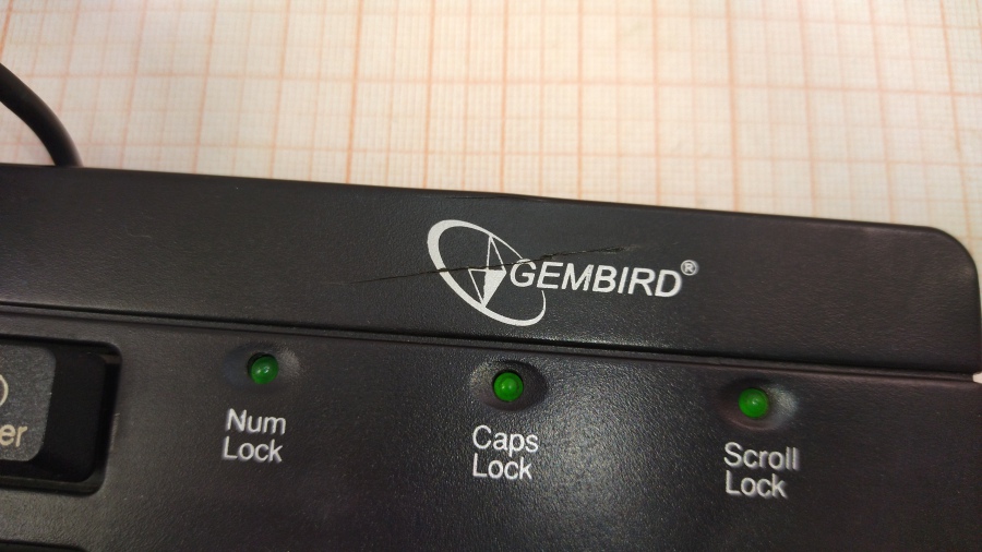 088-618-001 Клавиатура проводная GEMBIRD KB-8300U-BL-R #6