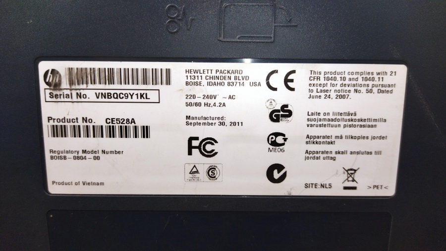 133-001-004 Принтер HP LaserJet P3015dn #19