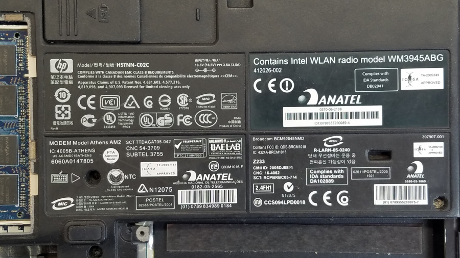 165-319-001 Ноутбук HP COMPAQ nc4400 #12