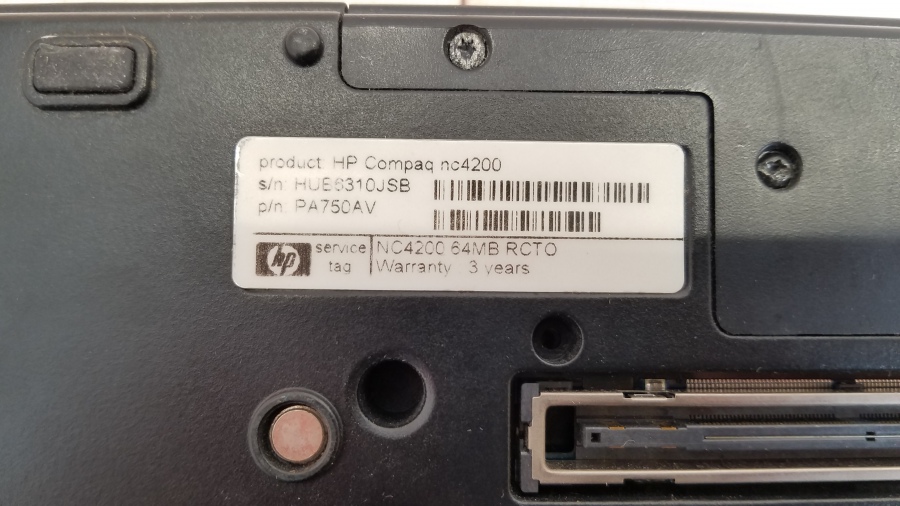 165-320-001 Ноутбук HP COMPAQ nc4200 #11