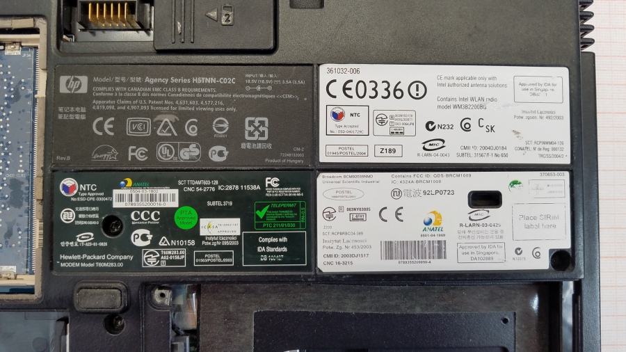 165-320-001 Ноутбук HP COMPAQ nc4200 #12