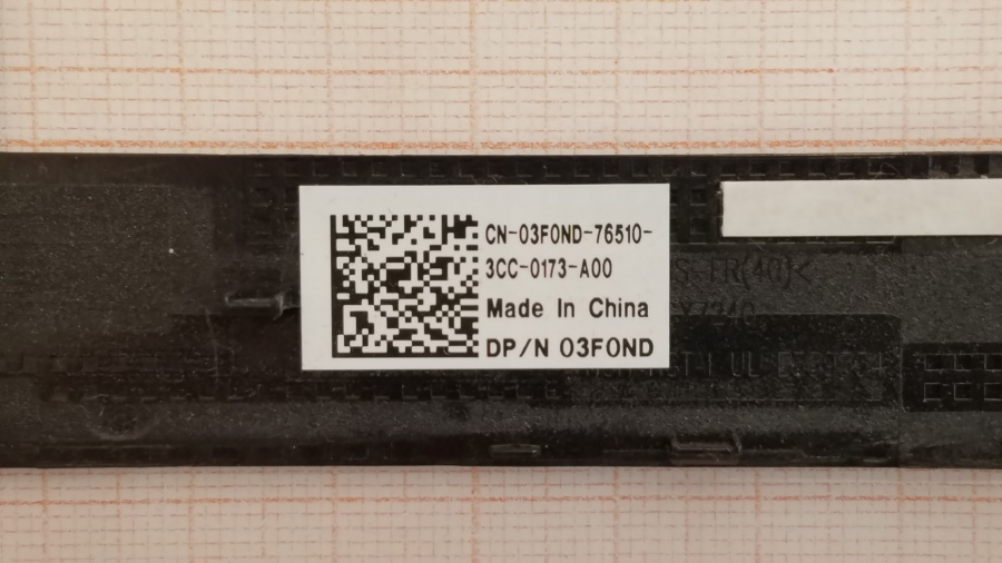 134-021-001 Корпусные детали (корпуса) DELL 03F0ND #3