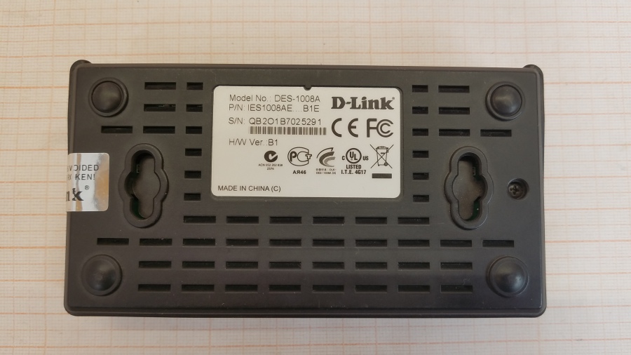 111-060-001 Коммутатор неуправляемый D-LINK DES-1008A/B1 #5