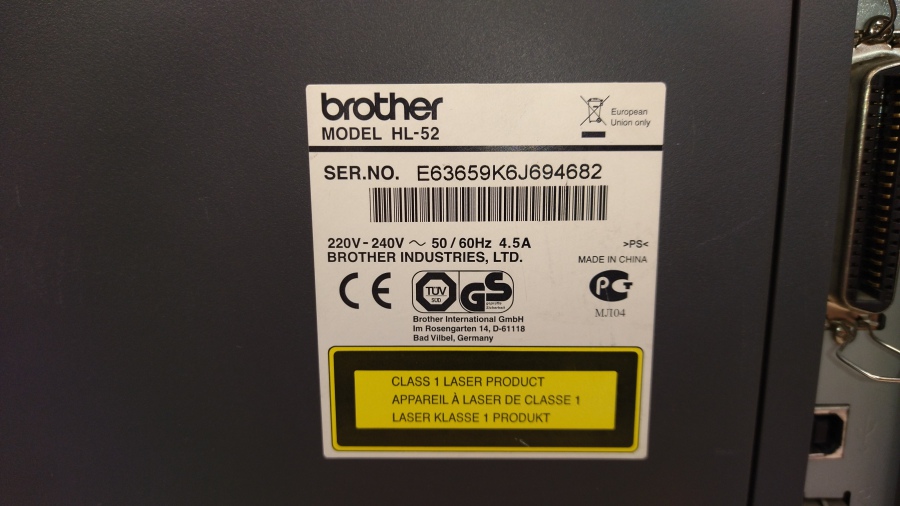 142-009-001 Принтер BROTHER HL-5250DN #14