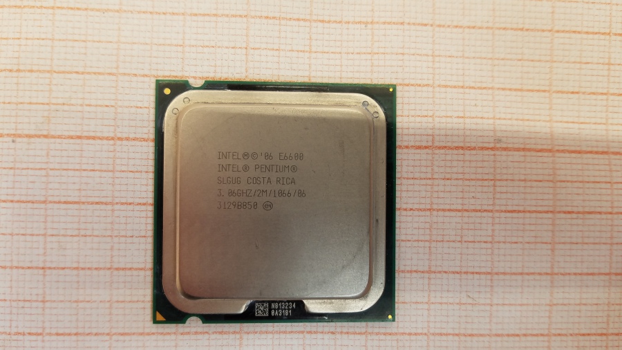 177-066-001 CPU LGA 775 INTEL PENTIUM E6600 #1
