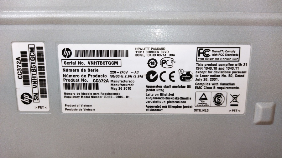 173-053-003 МФУ HP LaserJet M1522n #20