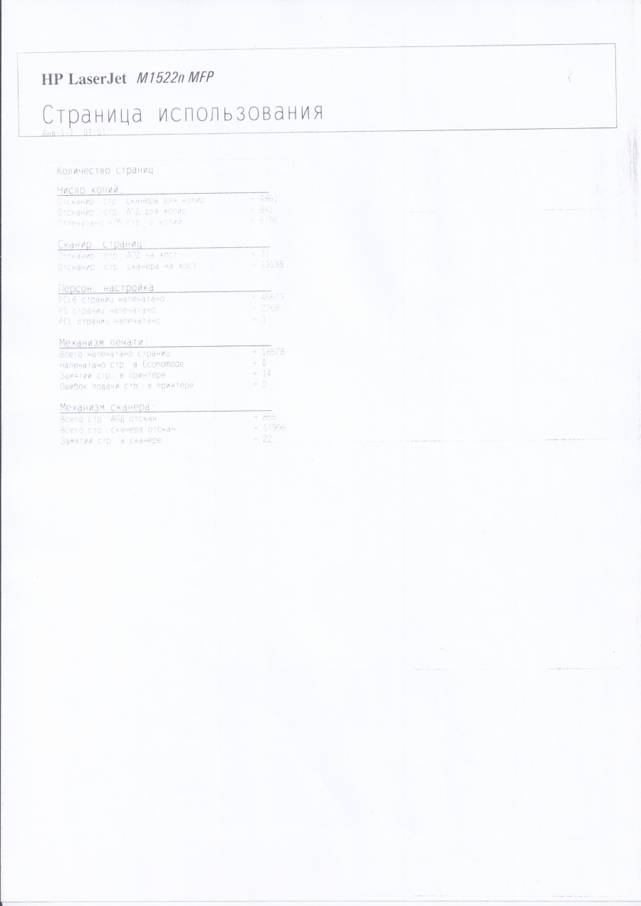 173-053-003 МФУ HP LaserJet M1522n #21