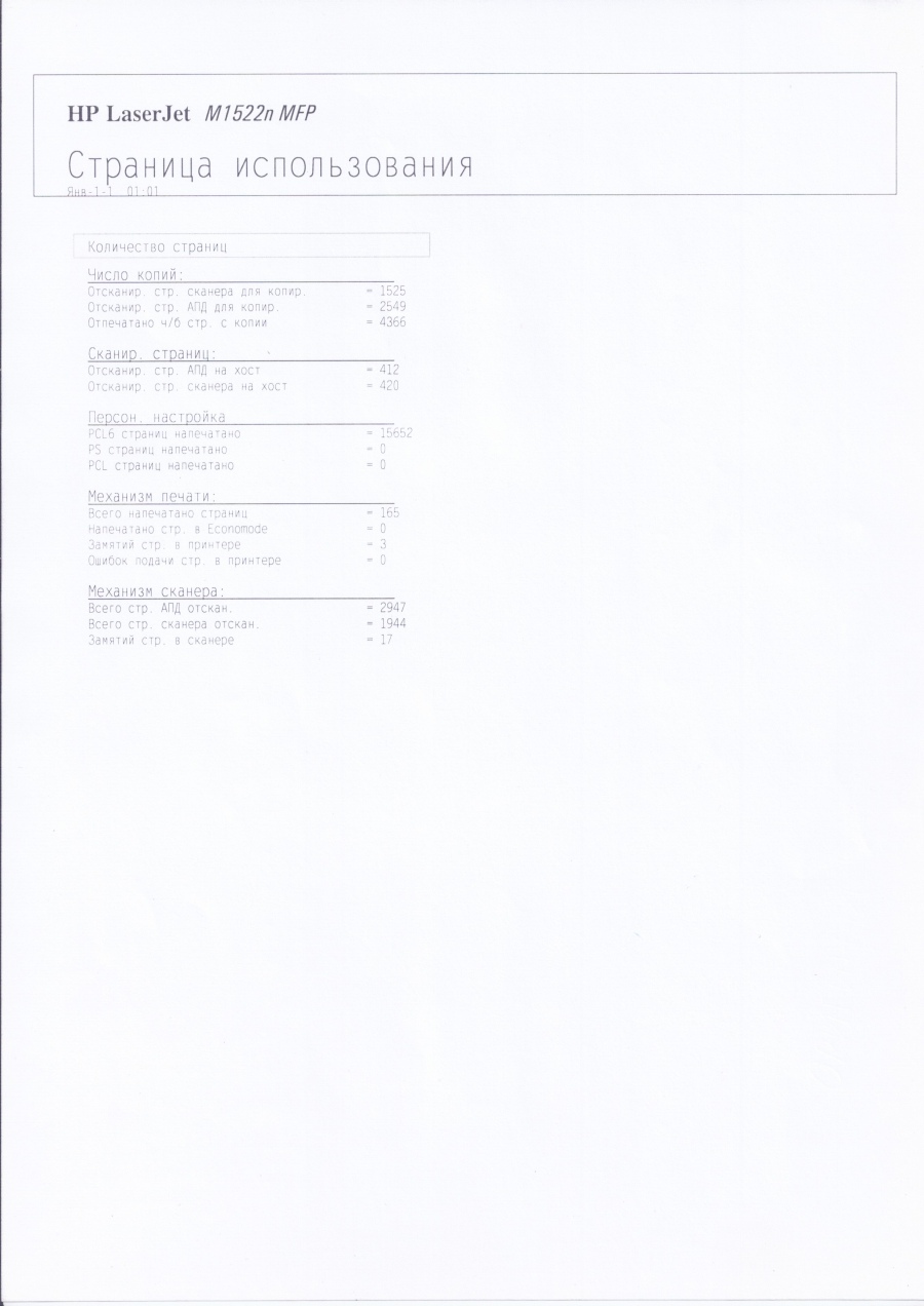 130-002-001 МФУ HP LaserJet M1522n #19