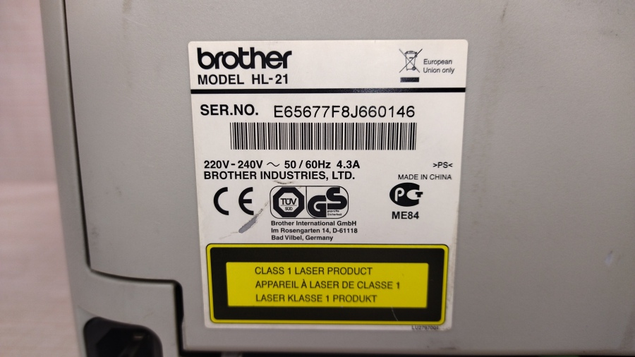 165-005-012 Принтер BROTHER HL-2150NR #13