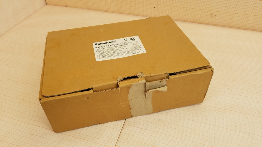 111-138-001 Телефон системный PANASONIC KX-DT343RU-B #1