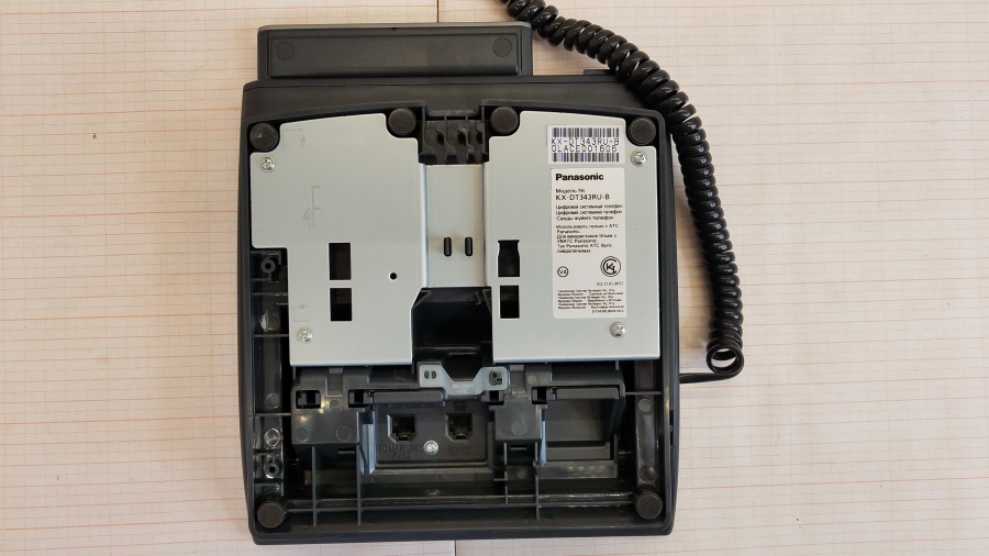 111-138-001 Телефон системный PANASONIC KX-DT343RU-B #8