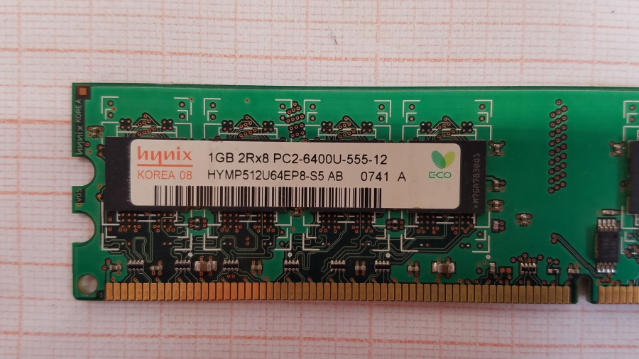 165-345-001 DDR2 DIMM HYNIX HYMP512U64EP8-S5 AB #2