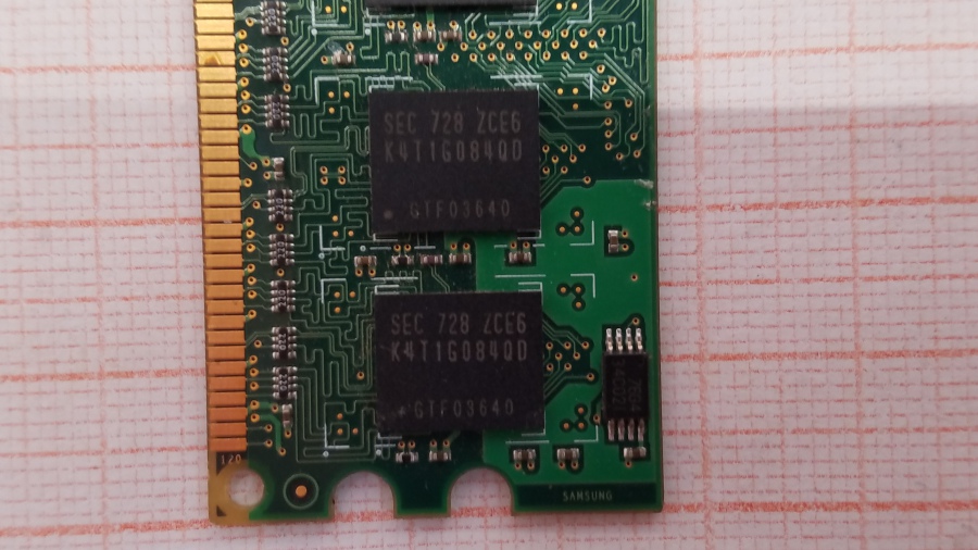 165-353-001 DDR2 DIMM SAMSUNG M378T2863DZS-CE6 #3