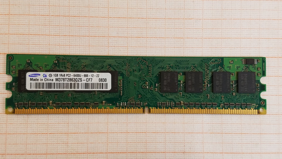 165-358-001 DDR2 DIMM SAMSUNG M378T2863QZS-CF7 #1