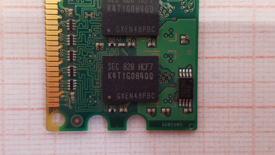 165-358-001 DDR2 DIMM SAMSUNG M378T2863QZS-CF7 #3