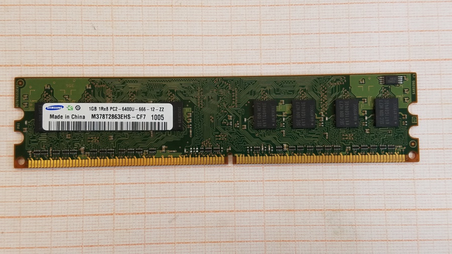 165-359-001 DDR2 DIMM SAMSUNG M378T2863EHS-CF7 #1