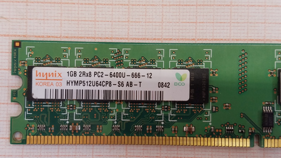 165-360-001 DDR2 DIMM HYNIX HYMP512U64CP8-S6 AB-T #2