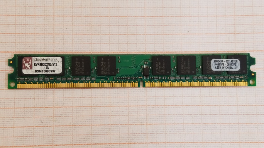 165-368-001 DDR2 DIMM KINGSTON KVR800D2N5/512 #1