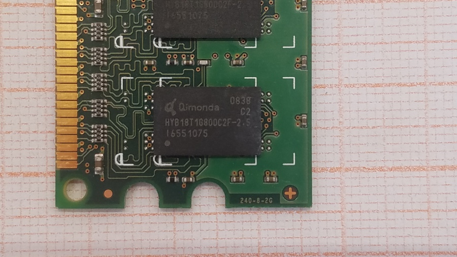 165-370-001 DDR2 DIMM Qimonda HYS64T128000EU-2.5-C2 #3