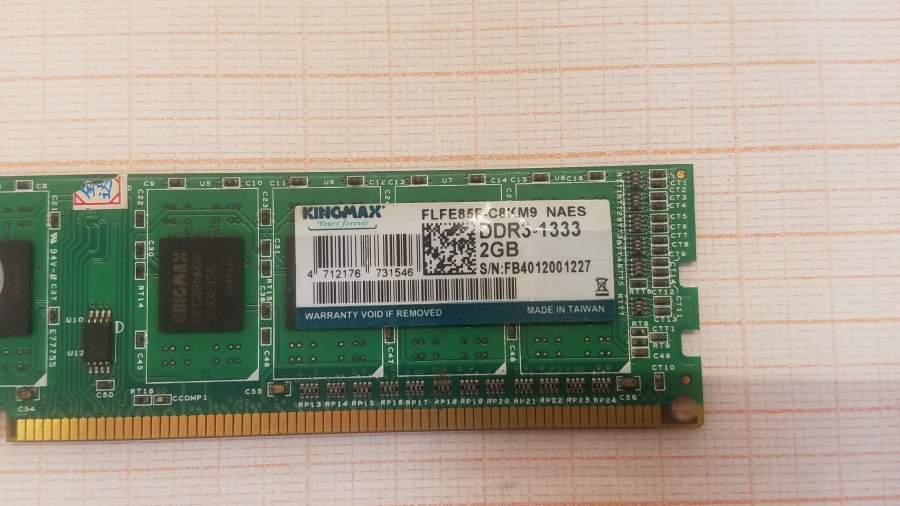 165-374-001 DDR3 1333/1600 DIMM KINGMAX FLFE85F-C8KM9 #2