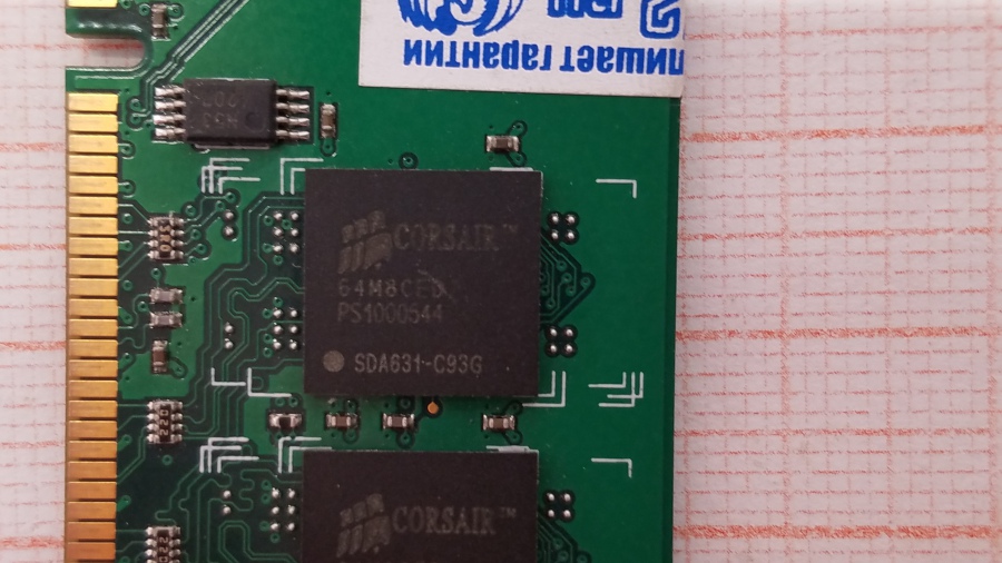 165-377-001 DDR2 DIMM CORSAIR VS1GB667D2 #3