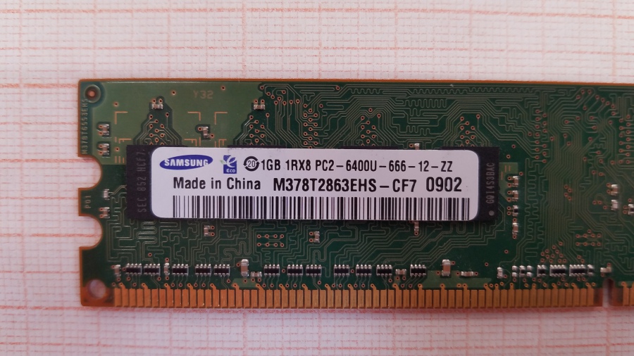 147-057-001 DDR2 DIMM SAMSUNG M378T2863EHS-CF7 #2