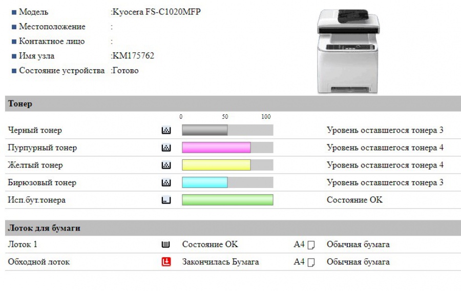 042-029-001 МФУ KYOCERA FS-C1020MFP #39