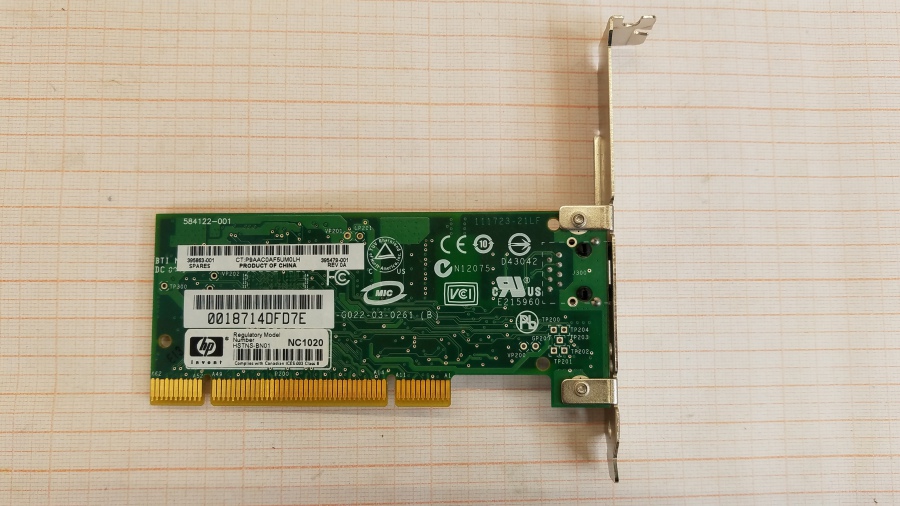 177-081-001 LAN HP NC1020 HSTNS-BN01 #2