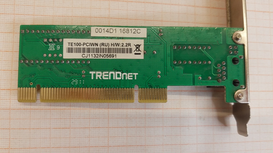 177-083-001 LAN TRENDnet TE100-PCIWN #3