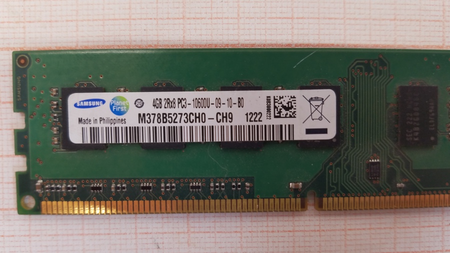 148-003-001 DDR3 1333/1600 DIMM SAMSUNG M378B5273CH0-CH9 #2