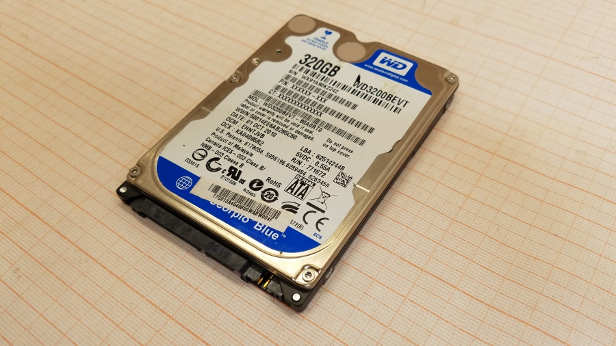 165-425-001 HDD 2.5" SATA Western Digital Scorpio Blue WD3200BEVT #1