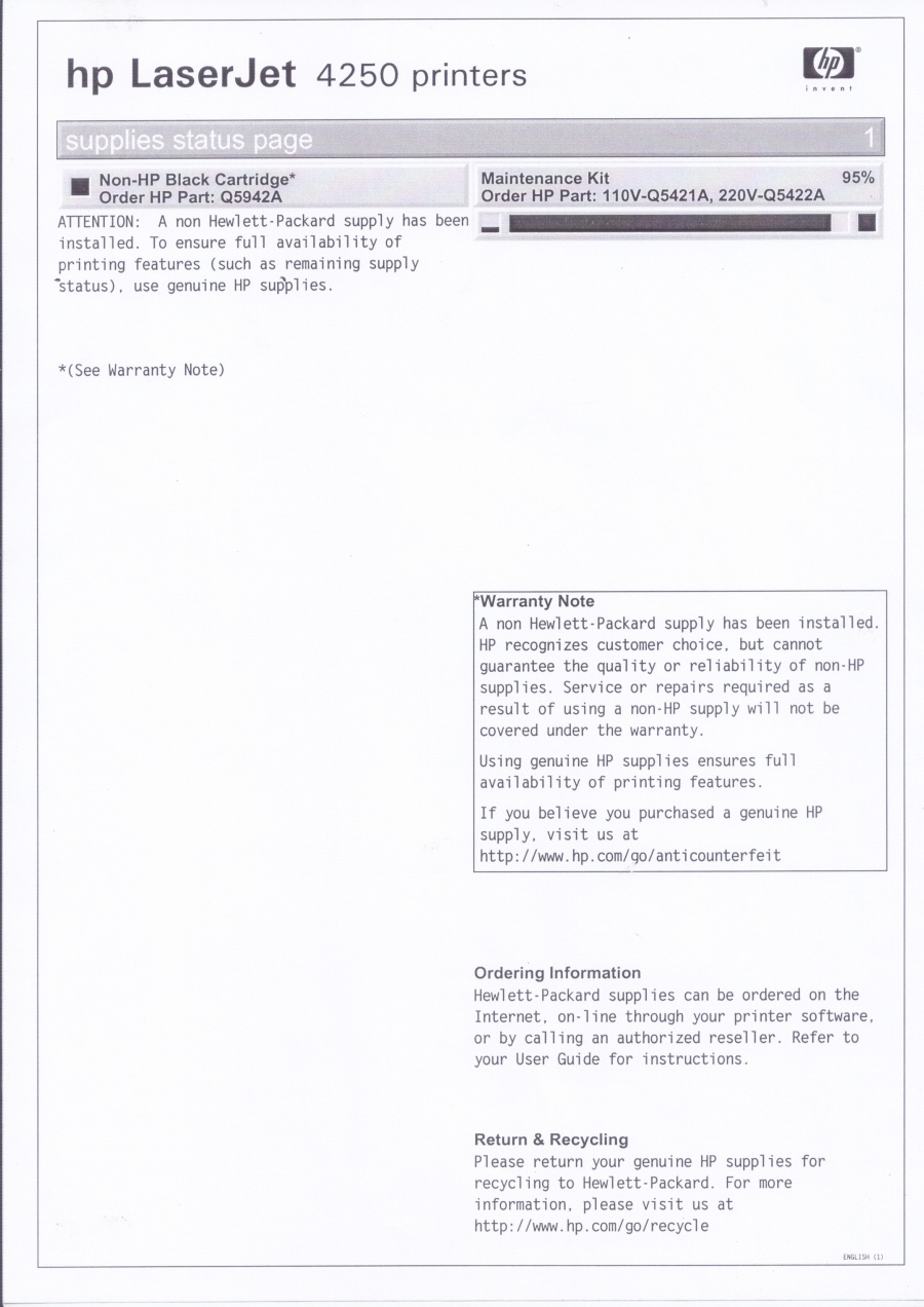 173-045-001 Принтер HP LaserJet 4250 #21