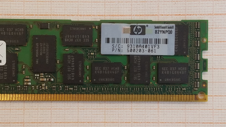 172-079-001 DDR3 RDIMM ECC REG HP 500203-061 #2